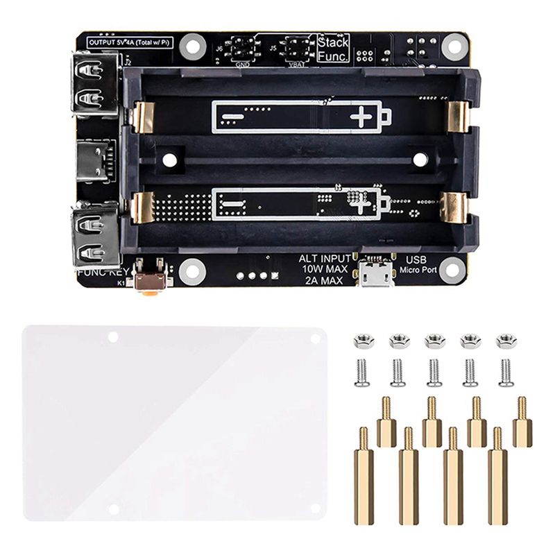 Raspberry Pi Uninterrupted Power Supply Ups 18650 - Delicate Texture-2X For Raspberry Pi 4