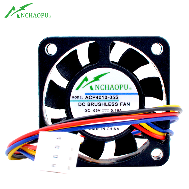 Raspberry Pi Water Cooling Kit - ANCHAOPU 4cm 40mm Fan 40x40x10mm DC5V