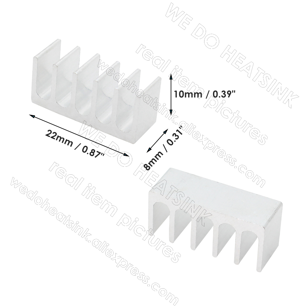 WE DO HEATSINK 8x22x10mm Alumi - Raspberry Pi Water Cooling Kit ulasan dan harga