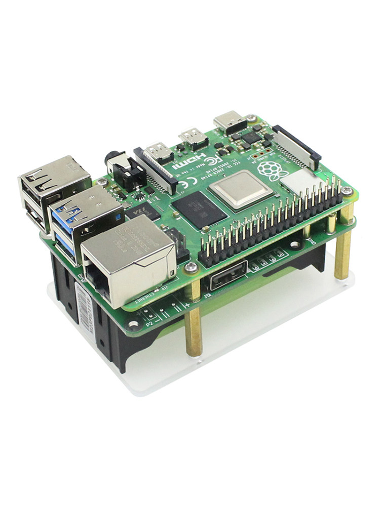 Raspberry Pi 4B/3B+ 18650 Batt - Raspberry Pi Uninterrupted Power Supply Ups 18650 ulasan dan harga