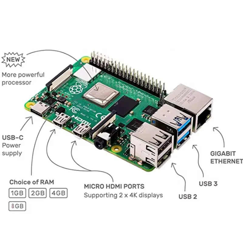 2026 Hot! Lorida Raspberry Pi4 - Raspberry Pi 4 8Gb Ram Kit ulasan dan harga
