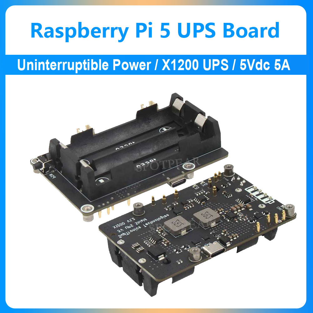 Raspberry Pi 5 UPS Expansion B - Raspberry Pi Uninterrupted Power Supply Ups 18650 ulasan dan harga