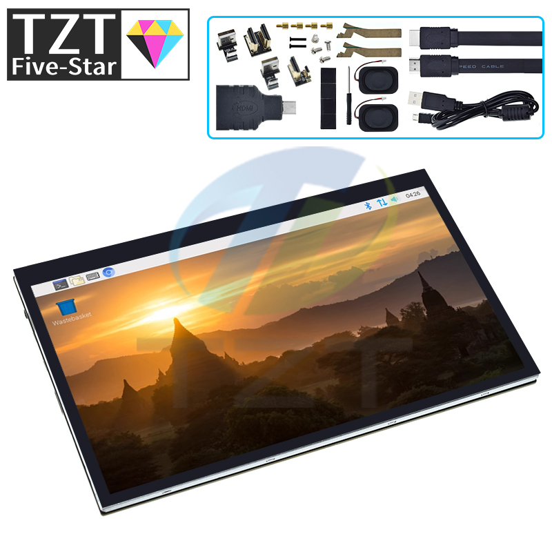 TZT 10.1 Inch HDMI-compatible  - Raspberry Pi 10.1 Inch Capacitive Touch Screen Ips ulasan dan harga