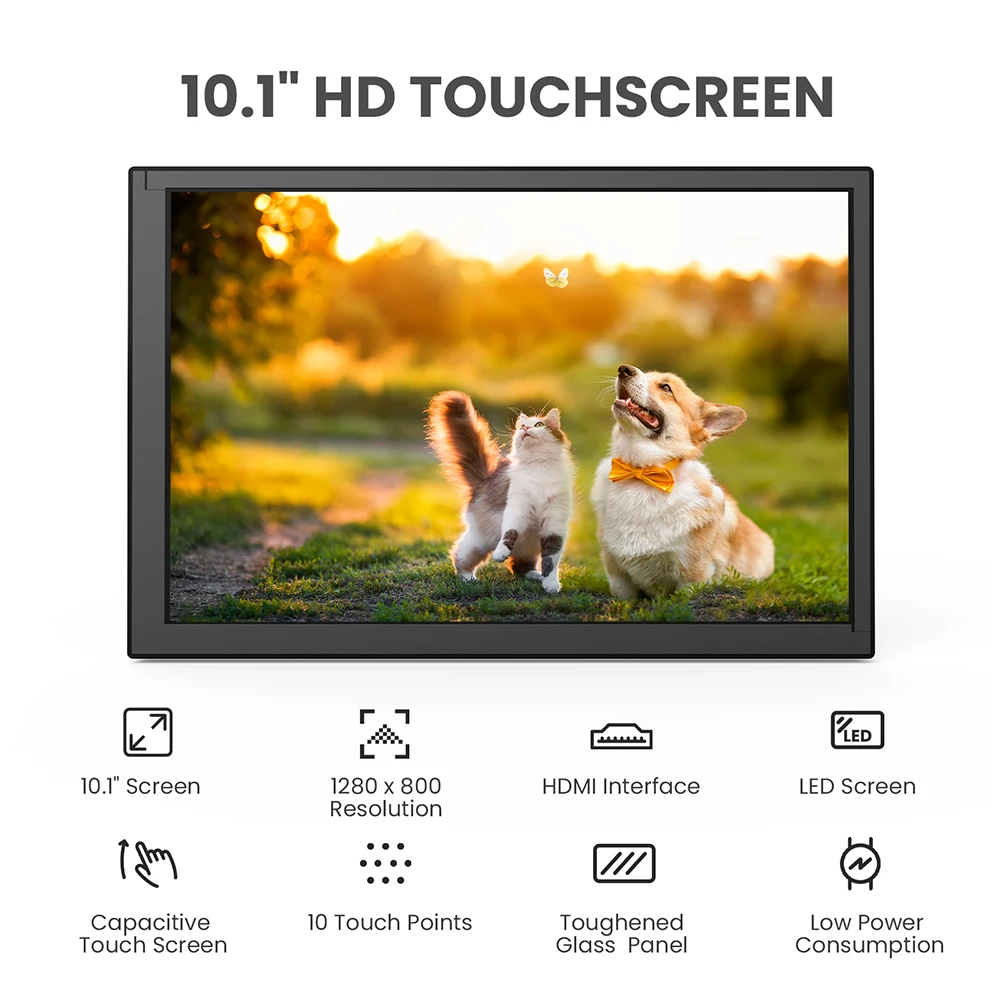 Eyoyo 10.1-inch Capacitive Tou - Raspberry Pi 10.1 Inch Capacitive Touch Screen Ips ulasan dan harga
