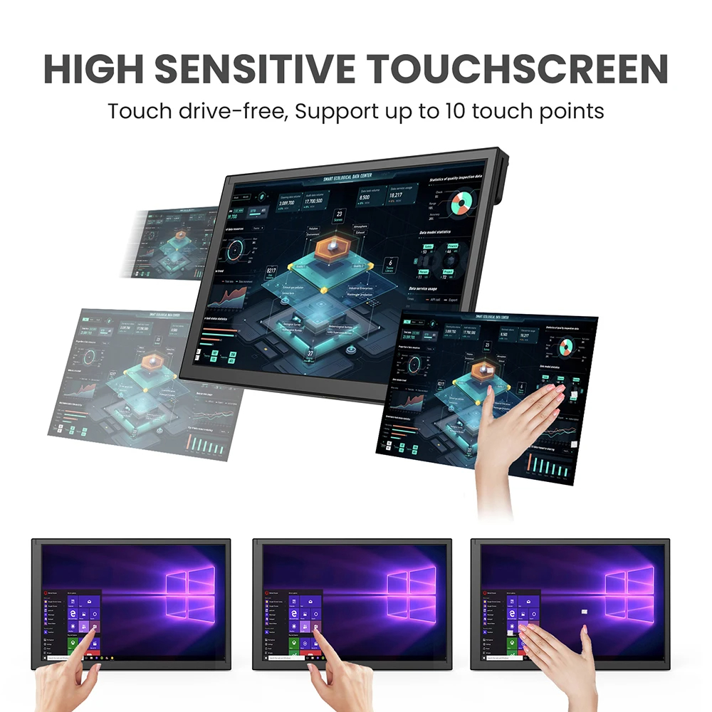 Eyoyo 10.1-inch Capacitive Tou - Raspberry Pi 10.1 Inch Capacitive Touch Screen Ips ulasan dan harga