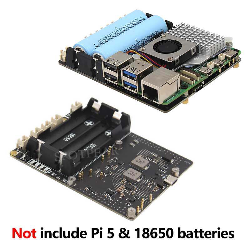 X1201 Raspberry Pi 5 UPS power - Raspberry Pi Uninterrupted Power Supply Ups 18650 ulasan dan harga