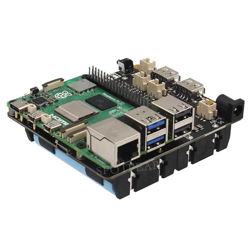 Raspberry Pi 5 UPS Expansion B - Raspberry Pi Uninterrupted Power Supply Ups 18650 ulasan dan harga