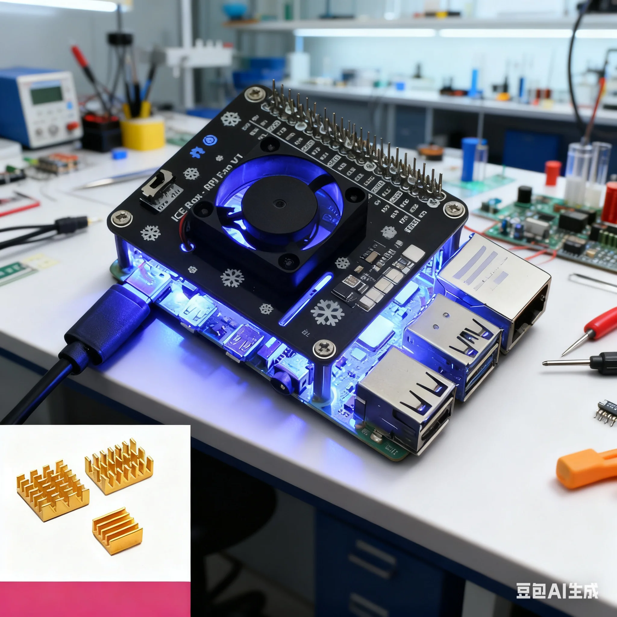 Active Cooling HAT For Raspber - Raspberry Pi Water Cooling Kit ulasan dan harga